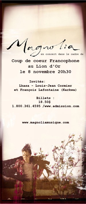Magnolia - Coups de coeur francophones 2007